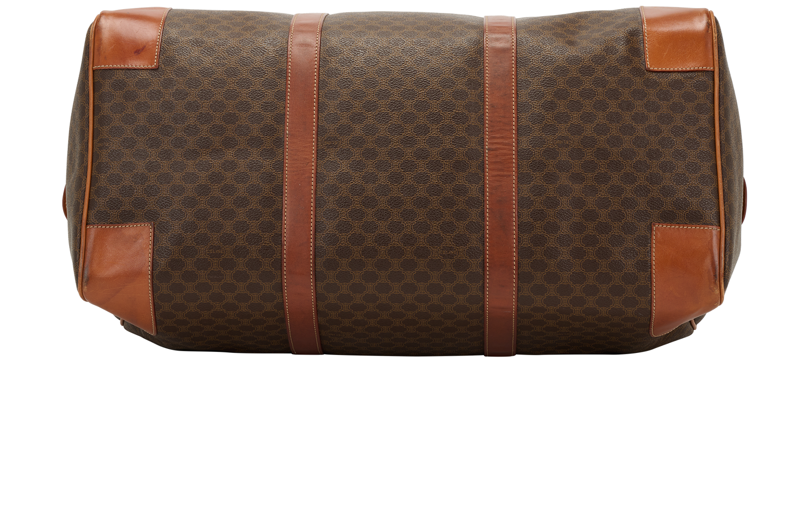Vintage Macadam Boston Bag, &pound;495, Handbags, Brown, Leather, Top view